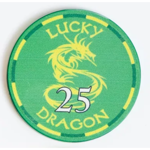 Jetons de poker en céramique Lucky Dragon avec plateau, expérience de jeu de haute qualité - Product Image 4