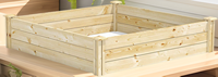 Jardinières en bois modernes et respirantes, personnalisables, démontables et assemblables librement, pour l'extérieur, anti-corrosion