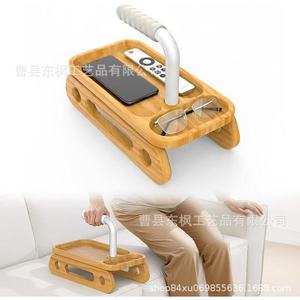 Herramienta de asistencia para ponerse de pie de madera para personas mayores con bandeja de almacenamiento, asa portátil para sofá, diseño moderno y sencillo - Product Image 4