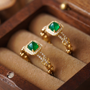 <span class=keywords><strong>Anillos</strong></span> Clásicos <span class=keywords><strong>de</strong></span> Esmeralda Colombiana <span class=keywords><strong>de</strong></span> Fábrica H&F, Oro Sólido <span class=keywords><strong>de</strong></span> 18K, 14K, 9K, Piedras Preciosas, Joyería <span class=keywords><strong>de</strong></span> Diamantes Naturales al por Mayor - Product Image 3