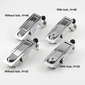 Cerradura de panel de botón pulsador de aleación de zinc, cerradura de puerta de armario, caja de caravana, cerradura de gatillo de compresión - Product Image 2