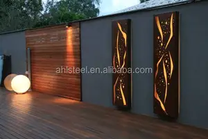 Metallo Divisori Corten Acciaio Inox Schermo Vuoto