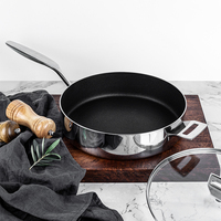 Ensemble de casseroles antiadhésives |   Poêle à steak, poêle à sauter, wok, poêle à frire et casserole à sauce