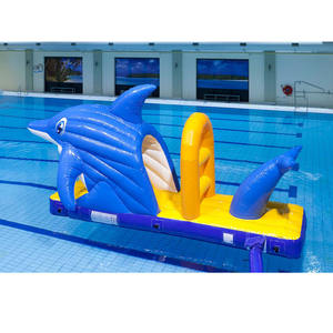<span class=keywords><strong>Toboggan</strong></span> gonflable pour <span class=keywords><strong>piscine</strong></span> <span class=keywords><strong>avec</strong></span> motif de poissons marins tropicaux, système d'aventure aquatique gonflable pour centre de natation, attraction de <span class=keywords><strong>piscine</strong></span> - Product Image 3
