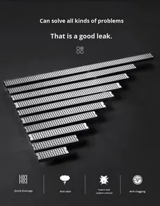 OEM Stainless Steel Extended Invisible <b>Deodorizing</b> Filter Floor Drain Large Flow Bathroom Anti-Odor Anti-Clogging Shower <b>Room</b> - Product Image 3