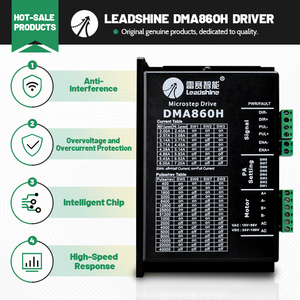 Leadshine Ban Đầu Dma860h Động Cơ Bước Ổ Đĩa Trực Tiếp Động Cơ Điều Khiển Điều Khiển Động Cơ Bước Điều Khiển <span class=keywords><strong>LED</strong></span> Điều Khiển Cho CNC Router - Product Image 2