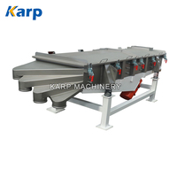 Cashew-Nüsse Lineares Vibrationssieb Lebensmittelgeeignete Sortiermaschine SS304 Vibrationssiebmaschine
