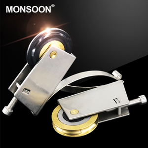 <span class=keywords><strong>Roulettes</strong></span> de porte coulissante en aluminium, accessoire usine <span class=keywords><strong>pour</strong></span> porte coulissante de garde-robe, système de <span class=keywords><strong>Rail</strong></span> de porte - Product Image 1