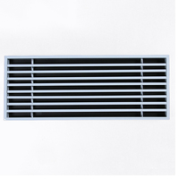 Sortie d'air conditionné / évent d'évacuation pour climatiseur split, déflecteur d'air en aluminium et acier pour plafond, taille personnalisable