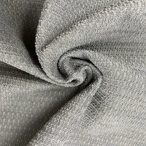 Novo design de tecido para sofá na China, tecido para decoração de casa, tecido 100% poliéster liso, fabricante de tecido para sofá