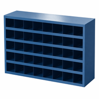 Armoire de rangement métallique à 72 compartiments pour boulons et écrous, avec 40 trous pour pièces de quincaillerie