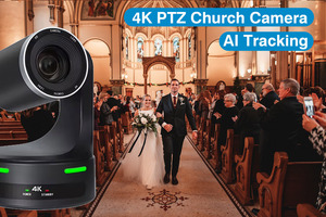 กล้อง PTZ 4K 60fps ซูมออปติคอล 20 เท่า ระบบติดตามอัตโนมัติด้วย AI รองรับ 3G-SDI USB3.0 สำหรับการประชุม การสอนสด MC3808-20X 4K Ultra HD ซูมออปติคอล 20 เท่า - Product Image 2