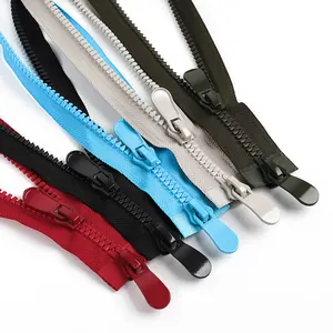 8#Zipper customization spot high quality color double open zipper big teeth big plastic garment resin zipper