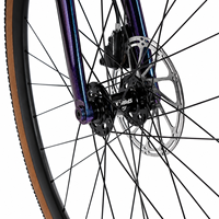 Vélo de course sur gravier SpiritX Scount 9 vitesses, 29 pouces, axe traversant, cadre en aluminium, guidon plat, frein à disque hydraulique, capacité de charge de 150 kg, léger