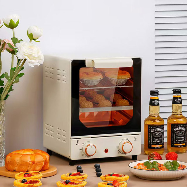 Certified Silver Crest 15L Electric Convection Oven with Rotisserie Easy to Clean Low Watt for Home & Kitchen Use