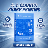 Papel de Copia A3 para Oficina, 80 g/m², Blanco, para Trabajo Diario de Oficina