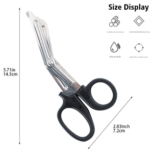 Nhà máy cao cấp thép không gỉ EMT khẩn cấp răng cưa cạnh kéo không dính chính xác Kéo y tế - Product Image 2
