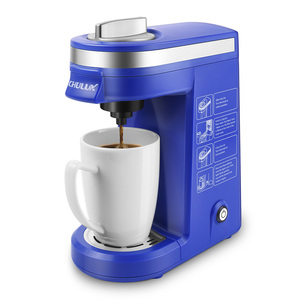 Mini 2-in-1 Single Serve <strong>Coffee</strong> <strong>Maker</strong> K <strong>Cups</strong> Ground <strong>Coffee</strong> Portable Hotel Household RV Travel Capsule Machine Electric Powered - Product Image 2