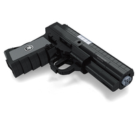 Pistola de Juguete QSZ92 de Alta Simulación, Bloques de Construcción Militares, Pistola de Mano Semiautomática Artificial, Set de Juguete con 327 Piezas de Ladrillos