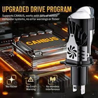 Nouveau phare de moto LED super lumineux haute puissance 12V 45W 50 000 lumens, type concentré, à brancher, ajustement universel, double faisceau