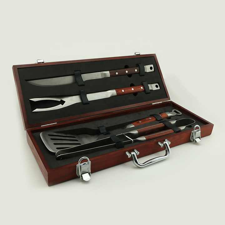 Coocnh 20 Pieces Heavy Duty BBQ Grill Tool Set in Case