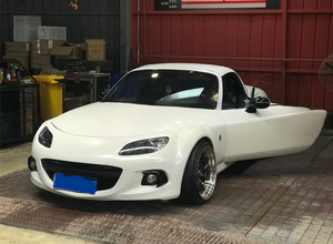 Para <span class=keywords><strong>Mazda</strong></span> aplicable, cubierta trasera de maletero de fibra de carbono modificada NC, cubierta de maletero, parachoques de cuerpo - Product Image 4