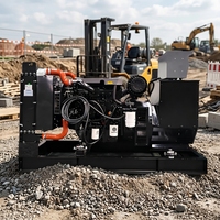 Générateur diesel à vendre, type ouvert, 100 kVA, commutateur de transfert automatique, faible consommation de carburant