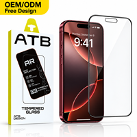 Film de protection mat anti-reflet et anti-poussière 9H personnalisé en gros pour iPhone 16, 15, 14, 17, 18 – Film anti-éblouissement