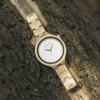 Montre en bois élégante et légère DODO DEER avec logo personnalisé, en bambou coloré pour femme, cadeau d'affaires tendance et surprenant