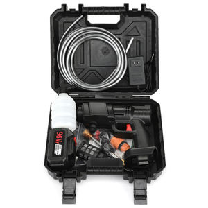 Lavadora de coche multifuncional de alta presión Conveniente Versátil ABS Pistola de agua eléctrica inoxidable para lavado de coches Opciones de 21V - Product Image 2