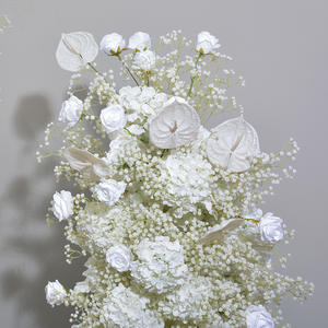 Nouveau ciel étoilé hortensia Rose fleurs artificielles à la main Arrangement <span class=keywords><strong>de</strong></span> mariage arc corne support pour l'obtention du diplôme <span class=keywords><strong>tour</strong></span> <span class=keywords><strong>de</strong></span> gâteau <span class=keywords><strong>de</strong></span> pâques - Product Image 3