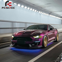 Kit de carrosserie en fibre de verre pour Ford Mustang GT 2018-2021, accessoire de mise à niveau du pare-chocs de voiture