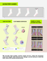 Chaussettes de Pilates de qualité professionnelle avec grip amélioré et gestion de l'humidité pour enfants en automne
