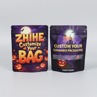 Sachet Doypack Personnalisé Imprimé Anti-Humidité avec Fermeture Éclair, Petit Format 3.5, en Mylar PE Plastique pour Emballage de Snacks, Chips, Friandises pour Animaux, Gelée