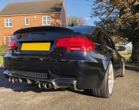 Diffuseur de pare-chocs arrière en fibre de carbone pour BMW Série 3 E92 E93 M3 2008-2013