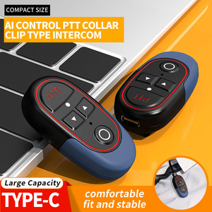 راديو الأذن الصغير اللاسلكي راديو جديد Ham راديو احترافي 10 ساعات سماعة أذن مع تحكم صوتي AI - Product Image 2