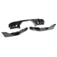 Kits carrosserie en carbone sec : Lame de pare-chocs arrière, ailerons, becquet, séparateur et diffuseur pour BMW G80 M3 G82 M4