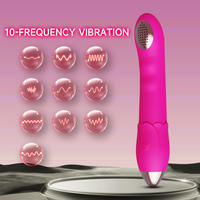 Leistungsstarker G-Punkt-Dildo-Vibrator mit Ein-Klick-Höhepunkt, weiblicher Masturbator, USB-aufladbar, IPx6 wasserdicht, Vibrations-Klitorisstimulator