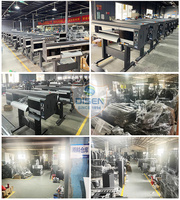 Imprimante DTF A1 600 mm haute vitesse pour usine, machine d'impression numérique à jet d'encre DTF avec doubles têtes I3200 pour tous les tissus et t-shirts