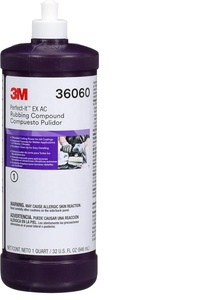 น้ำยาขัดสีรถยนต์ <span class=keywords><strong>3M</strong></span> Perfect-It Perfect-It EX AC รุ่น 36060 ตัดเร็ว ประสิทธิภาพสูง ขนาด 1 ควอร์ต (32 ออนซ์) - Product Image 3