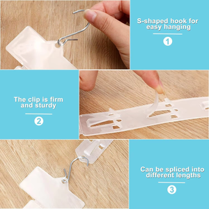 Hookei PP Plastic <b>Display</b> Hang Strips Hot Sale in Stock for Retail Store - Product Image 4