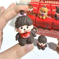 Nouvelle figurine de collection tendance Montchi Moli Blind Box, mini jouet en résine PVC, décoration de bureau, cadeau en stock pour la vente en gros