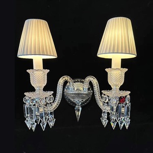 Applique murale <span class=keywords><strong>de</strong></span> la France moderne hauteur grand support éclairage cristal tissu maison bureau applique murale décorative - Product Image 6