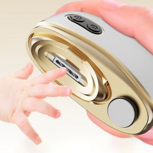 Cortauñas Eléctrico USB 2 en 1 Automático con Cuchilla Curva y Pulidor para Bebés y Adultos, Hecho de Plástico - Product Image 3