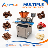 Nouvelle machine multifonctionnelle pour la fabrication de chocolat, déposeur de garniture centralisée à une seule dose, alimentation par prise, garantie 1 an pour un fonctionnement automatique