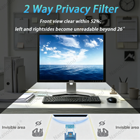 Filtre de confidentialité universel amovible pour écran de bureau 20 pouces 16:10, anti-espionnage, anti-reflets, anti-lumière bleue, protection d'écran en PET