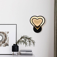 Lámpara de Pared LED Moderna para Interiores, Control Remoto/Sensor, B22, Latón+Vidrio, Regulable, Garantía de 10 Años, para Sala de Estar, Dormitorio, Baño