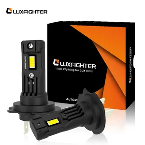 LUXFIGHTER超高功率H1 H3 9006 H11发光二极管头灯灯泡热卖超亮汽车发光二极管头灯H4 H7
