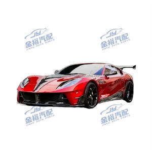 Kit Completo de Carrocería de Fibra de Carbono, Faldones Laterales, Difusor Trasero, Estilo OEM para <span class=keywords><strong>Ferrari</strong></span> F488 Superfast, Piezas Exteriores, Molduras 87973710 - Product Image 6