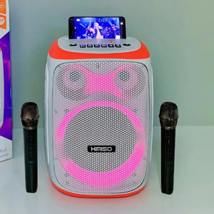 Kimiso ซับวูฟเฟอร์ QS-288 8นิ้วสีขาว, ลำโพงไร้สายใช้งานปาร์ตี้คาร่าไมโครโฟนคู่การสื่อสารบลูทูธไฟฟ้ากระแสตรง - Product Image 2